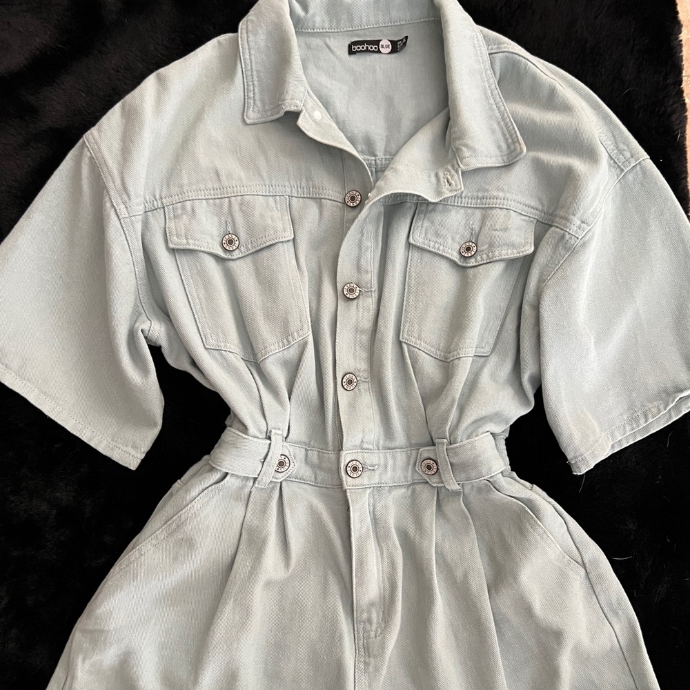 BooHoo Utility Romper